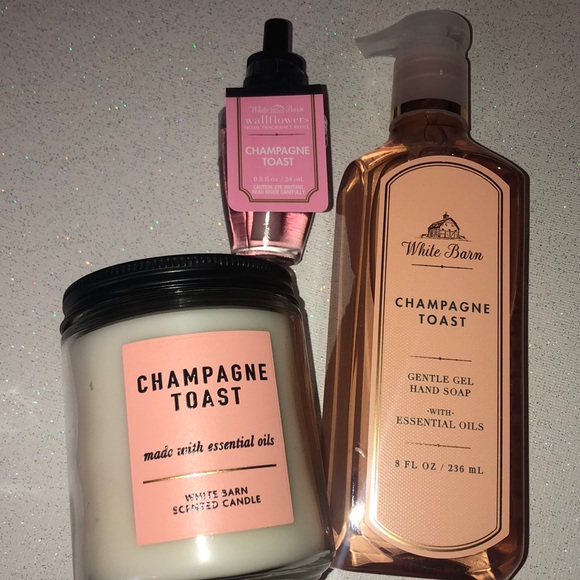 BBW Bath & Body Works Champagne Toast Home Set